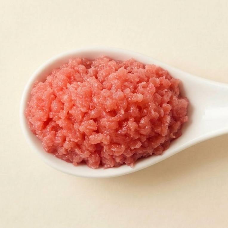 초중기 곱게 간 고기