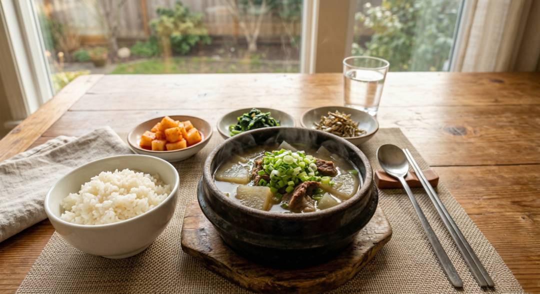 양지머리 소고기무국 완성